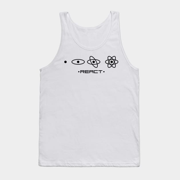 React JS unique design Tank Top by mangobanana